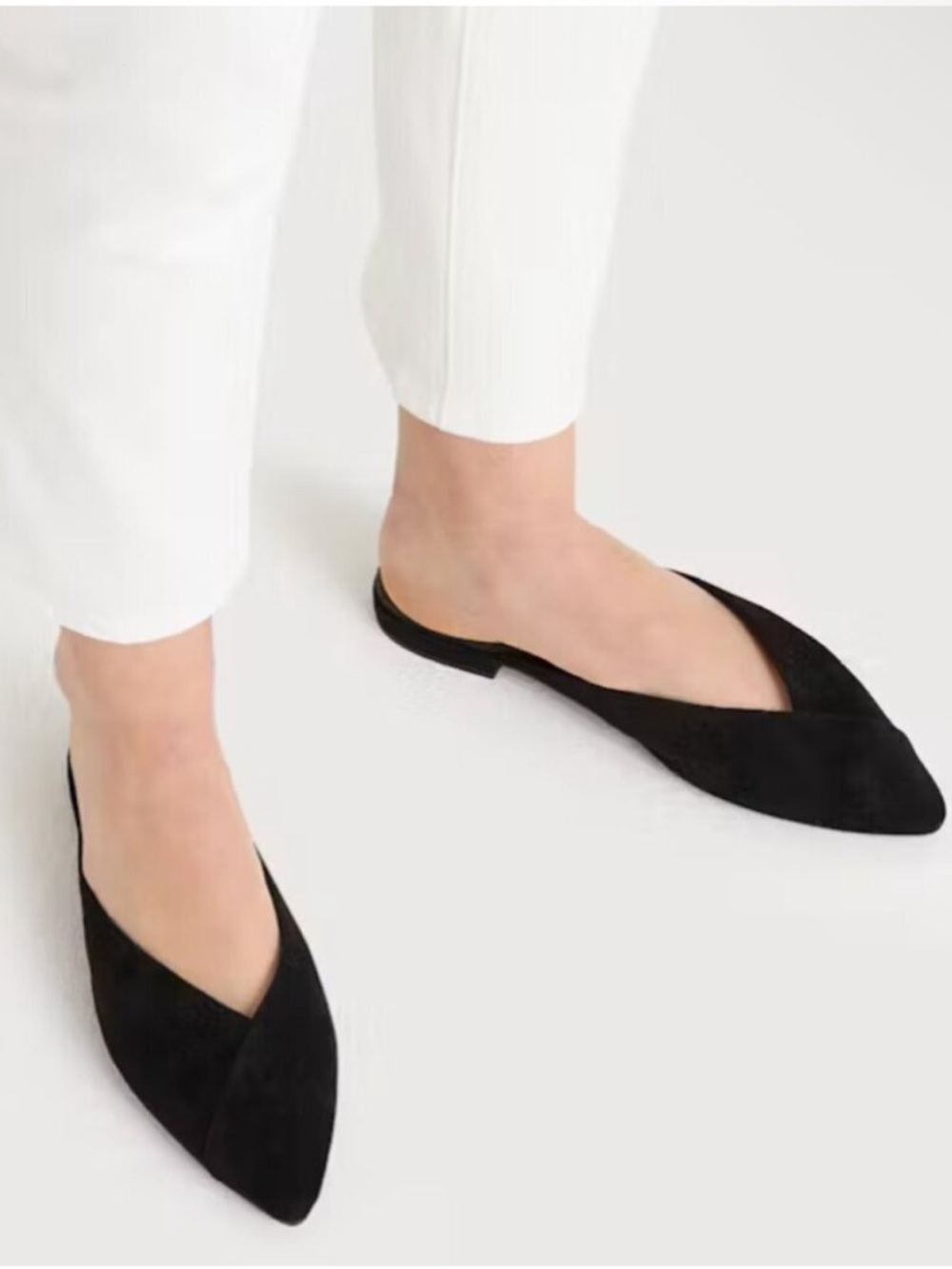 Birdies | The Swan | Black Suede - Size 10